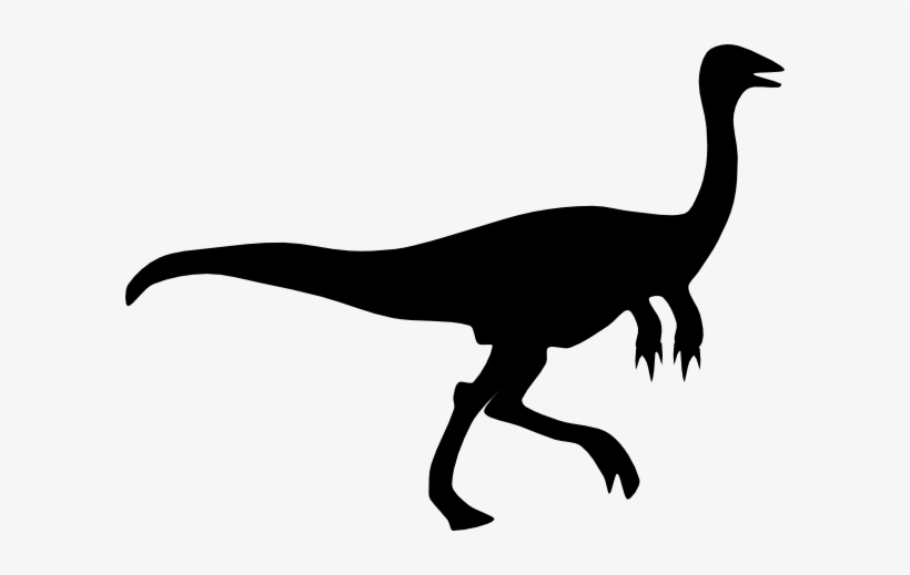 Gallimimus Shadow Svg Clip Arts 594 X 439 Px, transparent png
