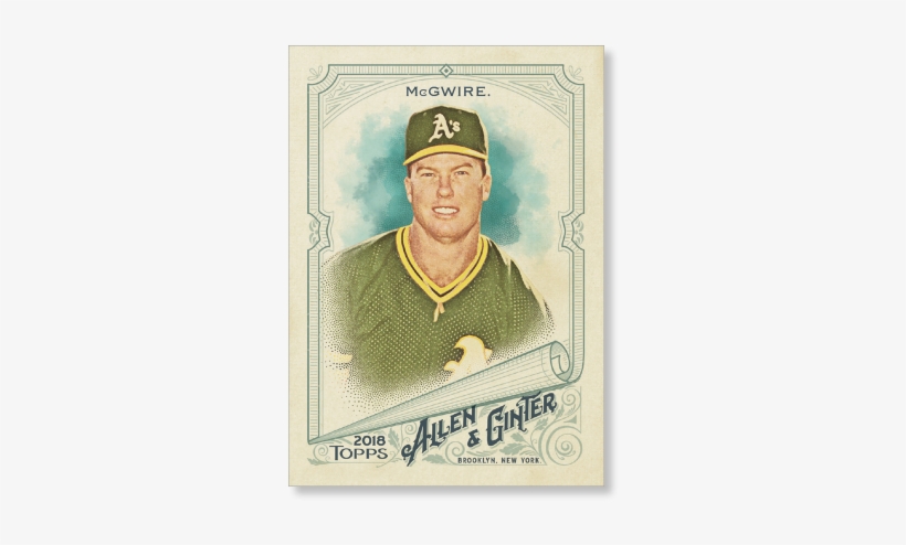 2018 Topps Allen & Ginter Mark Mcgwire Base Poster - Allen & Ginter, transparent png