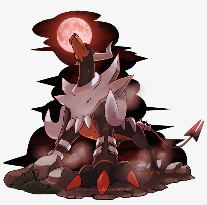 Mega Houndoom By Nganlamsong - Mega Houndoom, transparent png