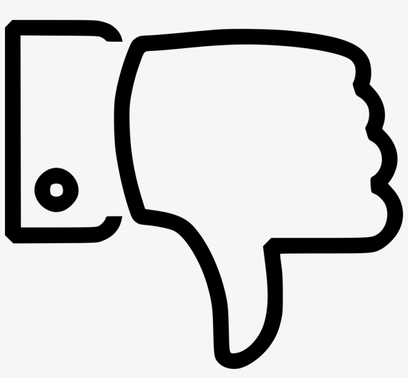 Dislike Hate Thumb Down Thumbdown Disagree No Comments - Hate Icon, transparent png