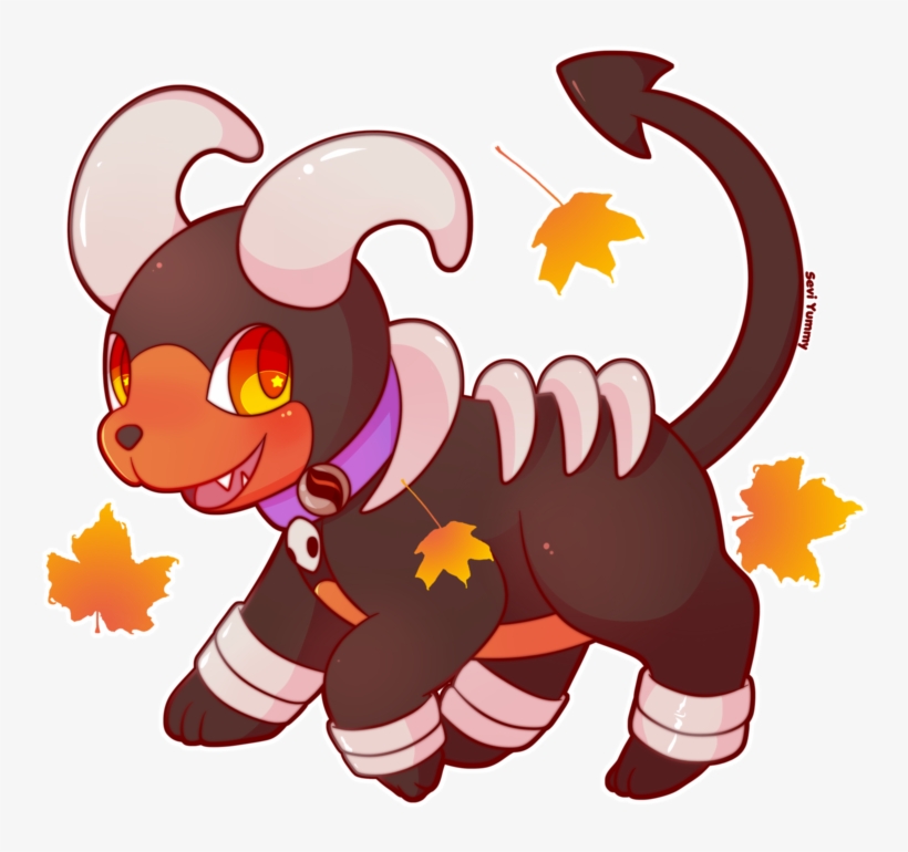 Commission Houndoom By Seviyummy Jpg Download - Drawing, transparent png