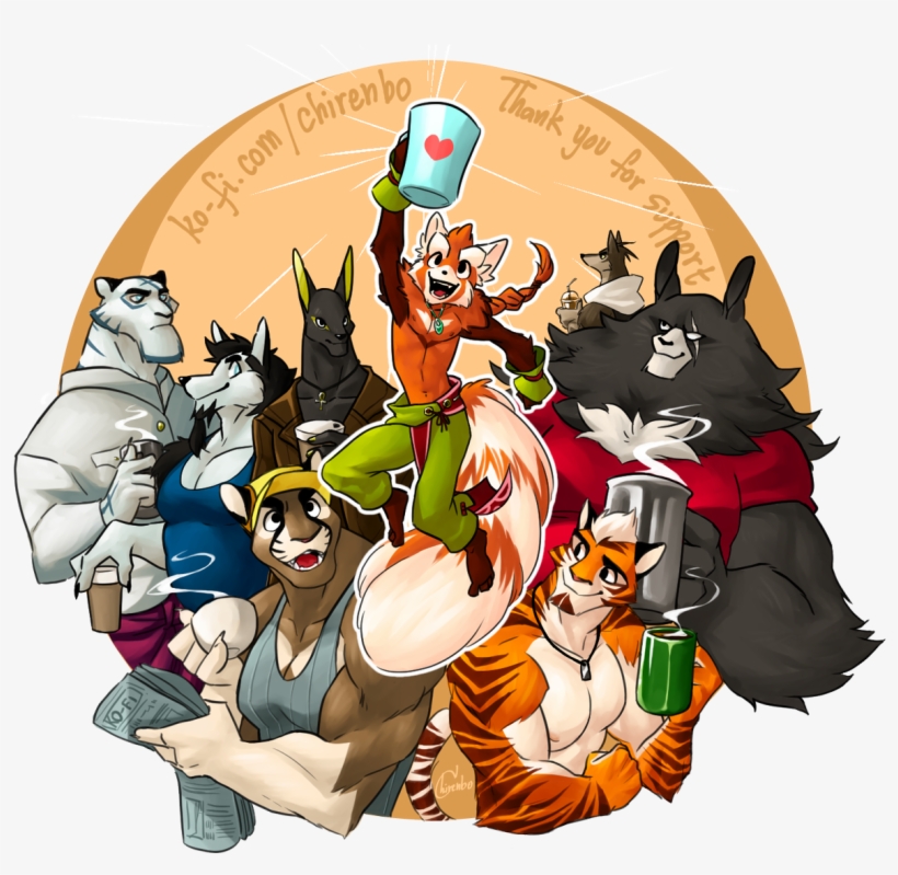 I Did Some Art For My Ko Fi Account - Chirenbo, transparent png