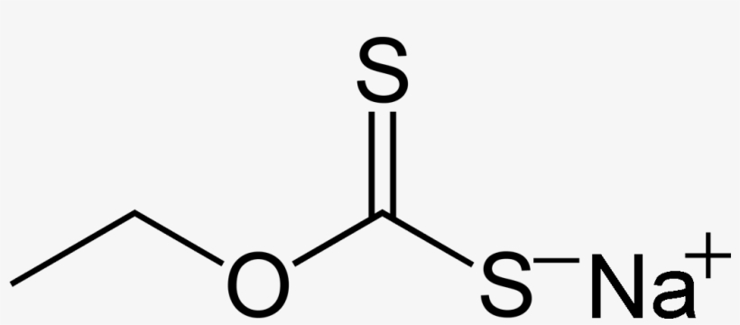 Sodium Ethylxanthate 2d Skeletal - Sodium Hexanoate, transparent png