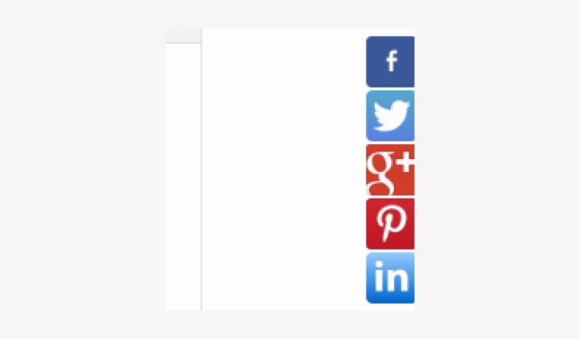 Social Media Buttons - Pinterest, transparent png