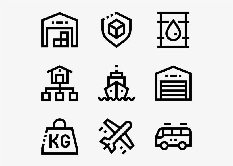 Transportation And Logistic - Cosmetic Icons, transparent png