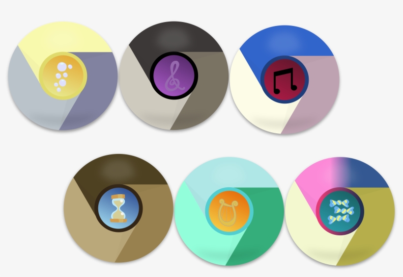 Emedina13, Background Six, Bon Bon, Cutie Mark, Derpy - Circle, transparent png
