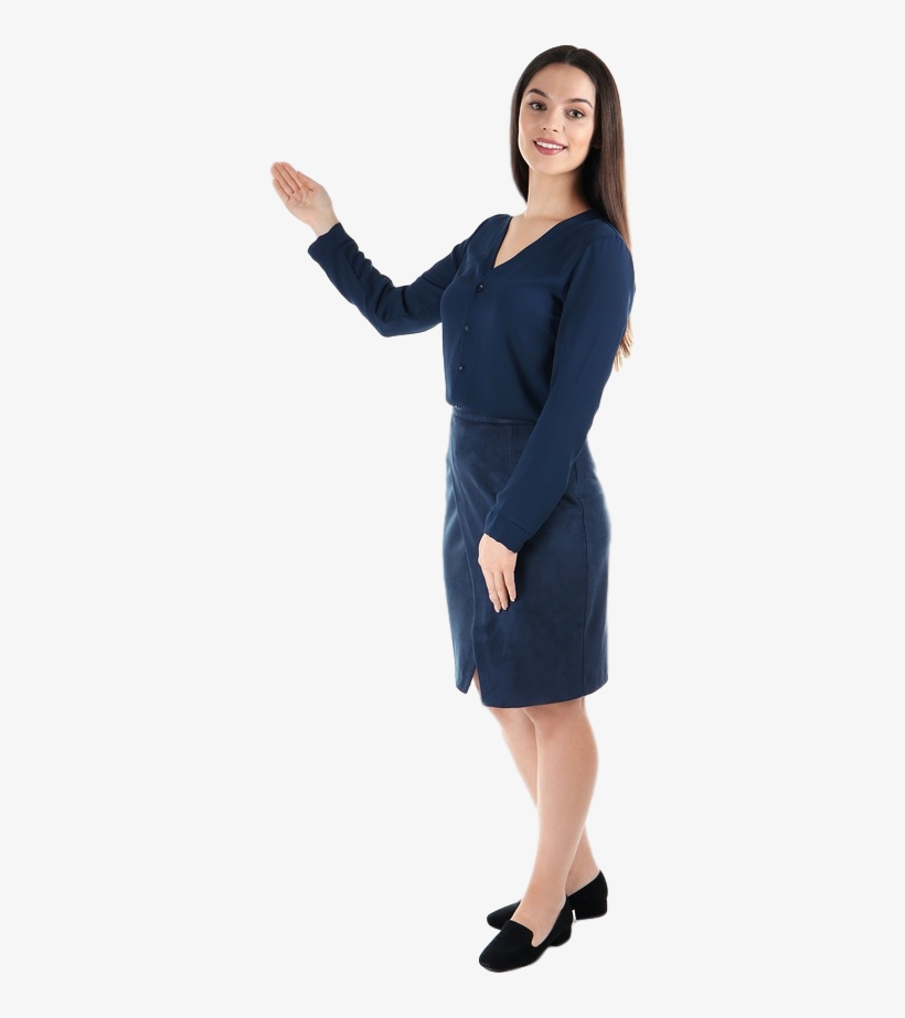 Bigstock Beautiful Young Business Woman 177964612 Clipped - Beautiful Business Woman Png, transparent png