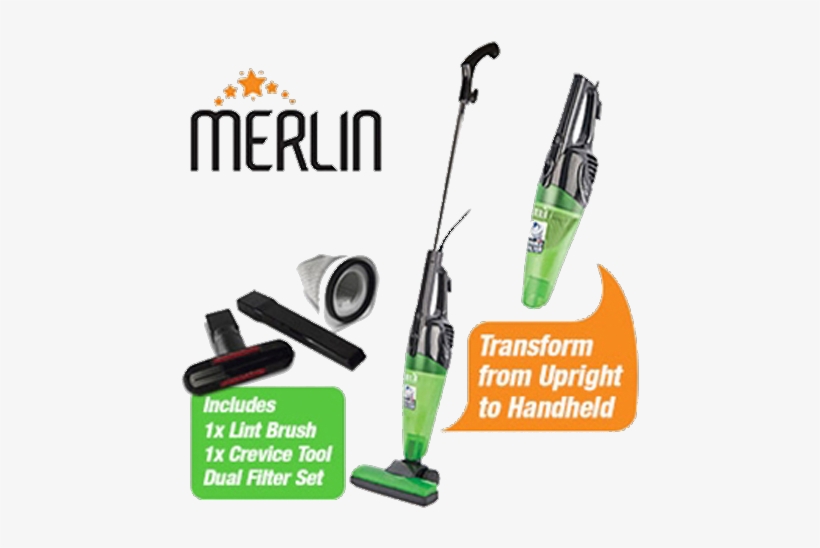 Green Merlin Mini Vacuum Cleaner - Gift Emporium, transparent png