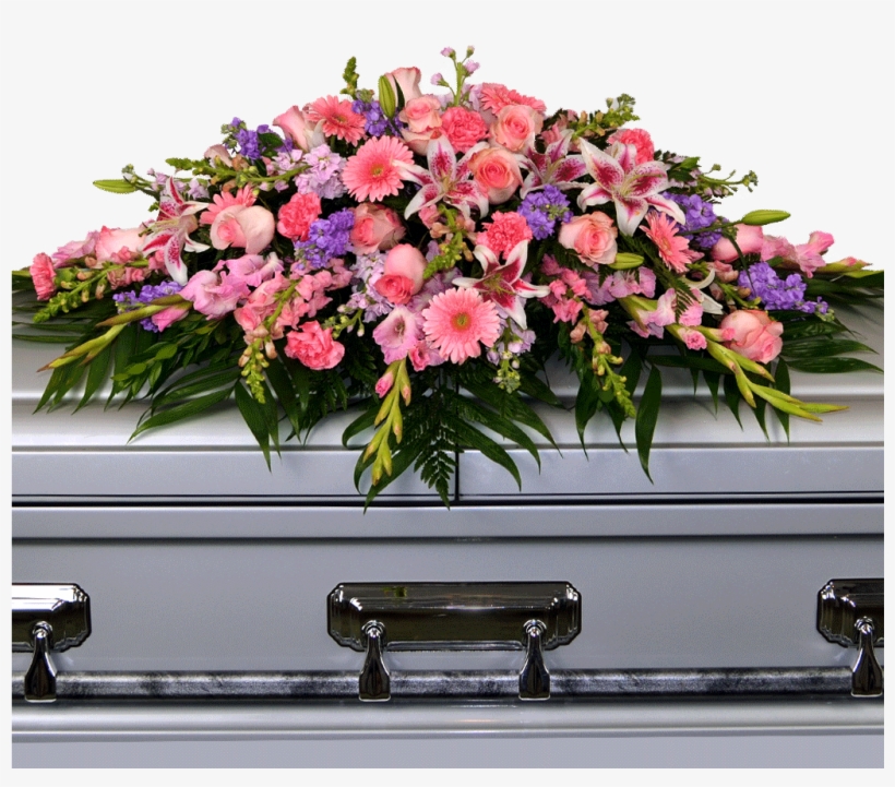 Daisy Casket Spray Pink And Purple, transparent png