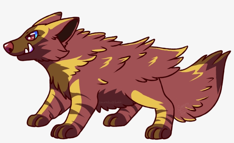 Shiny Hyena Monster Child - Drawing, transparent png