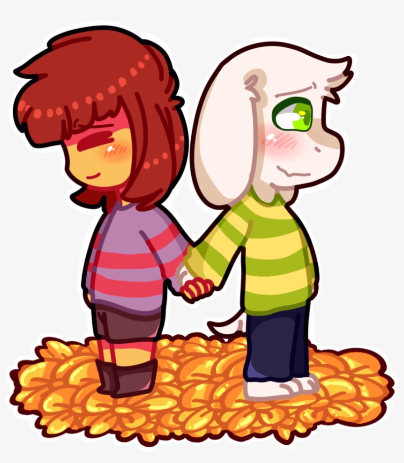 Banner And By Kathypaz On Deviantart - Frisk And Asriel Png, transparent png