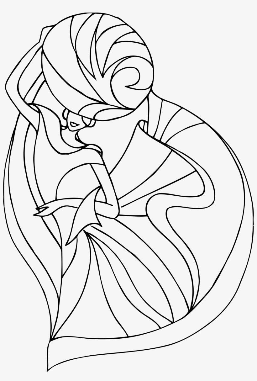 This Free Icons Png Design Of Dancer 29 Line Drawing, transparent png