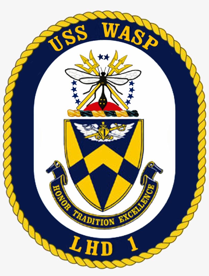Uss Wasp Coa - Uss Wasp Lhd 1 Patch, transparent png