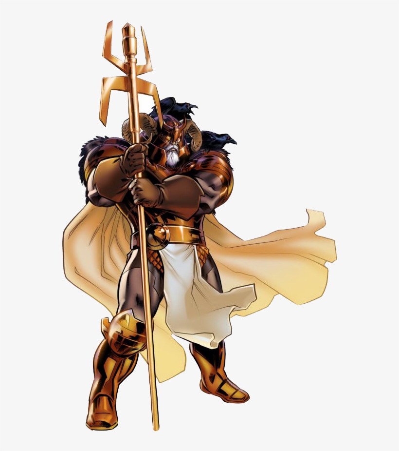 Odin Portrait - Marvel Avengers Alliance Odin, transparent png