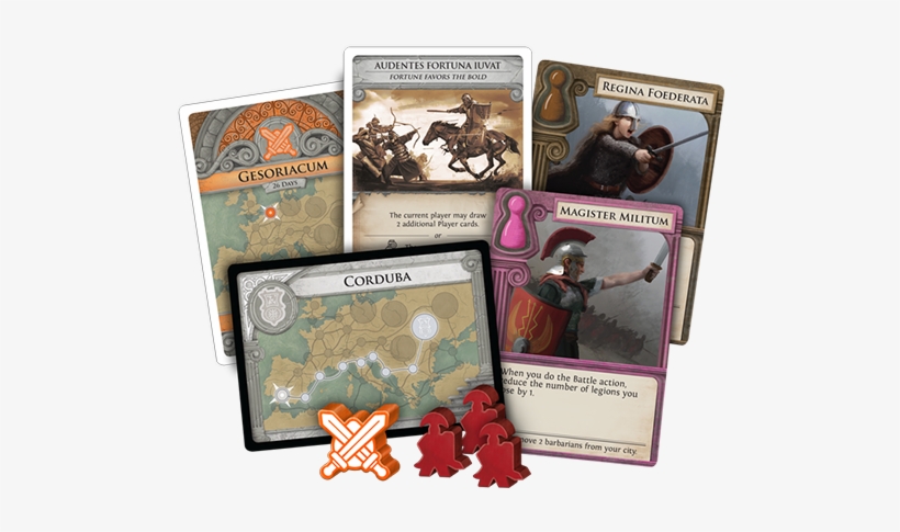 Pandemic Fall Of Rome Pieces - Pandemic Fall Of Rome, transparent png