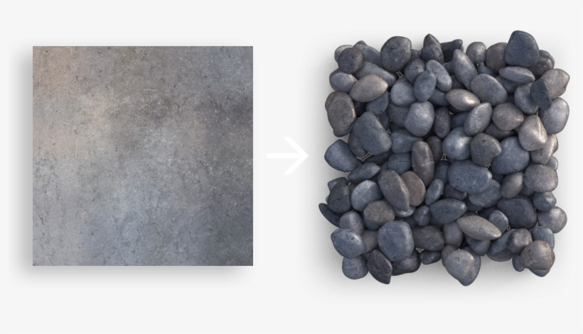 Natural Variation Through Random Mapping Coordinates - Gravel, transparent png