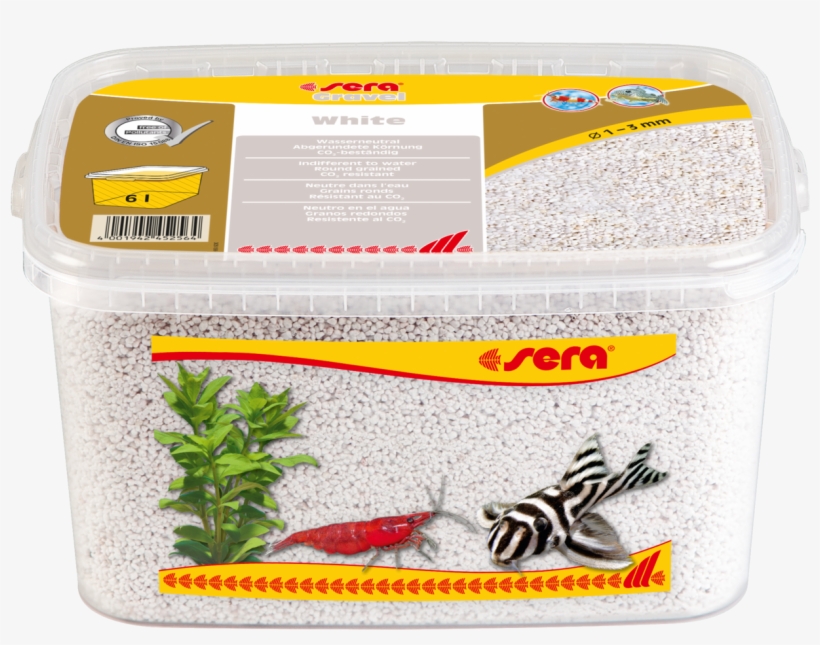 4001942452564 45256 Int Sera Gravel White 6 L - Sera Spirulina Tabs 100 Ml, transparent png