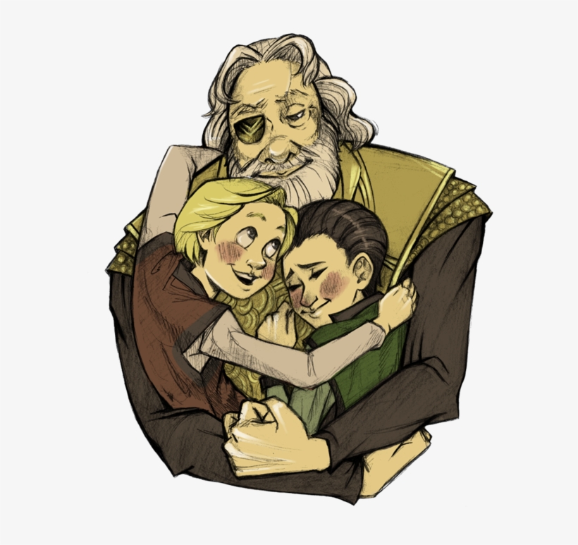 Odin's Arms By Captainashletart - Odin And Loki Fanart, transparent png