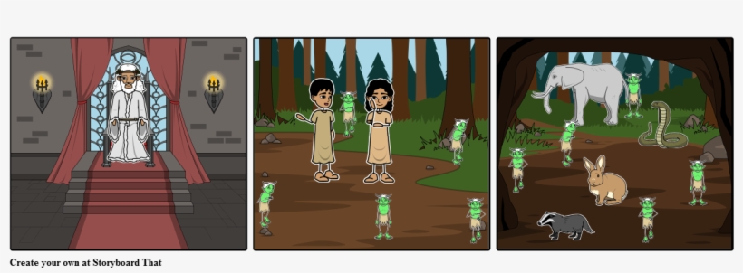 How Odin Lost His Eyes - Odin Lost His Eye Story Board, transparent png