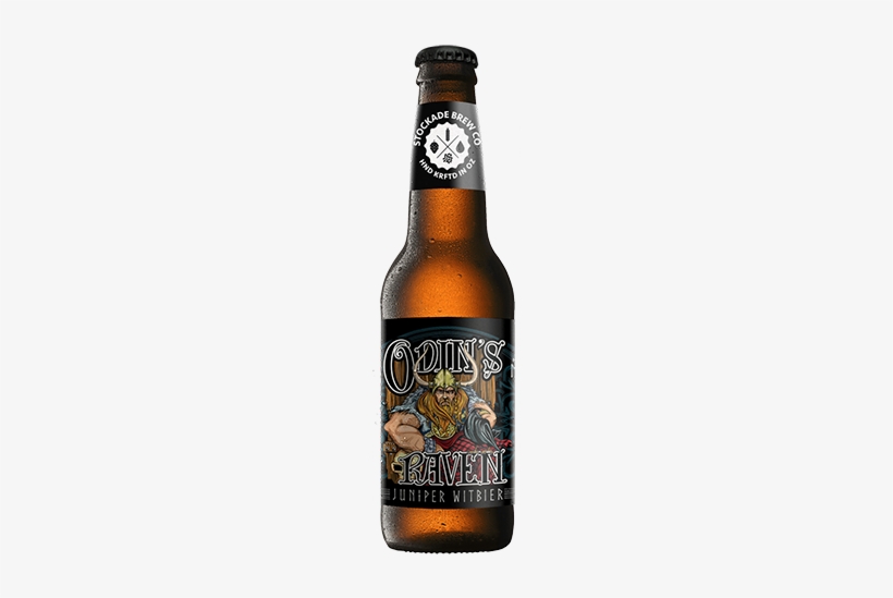 Beer Stockade Brew Co Odin's Raven - Beer Bottle, transparent png