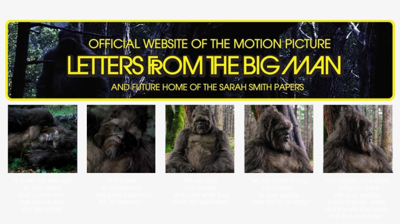 Sasquatch Movie - Letters From The Big Man, transparent png