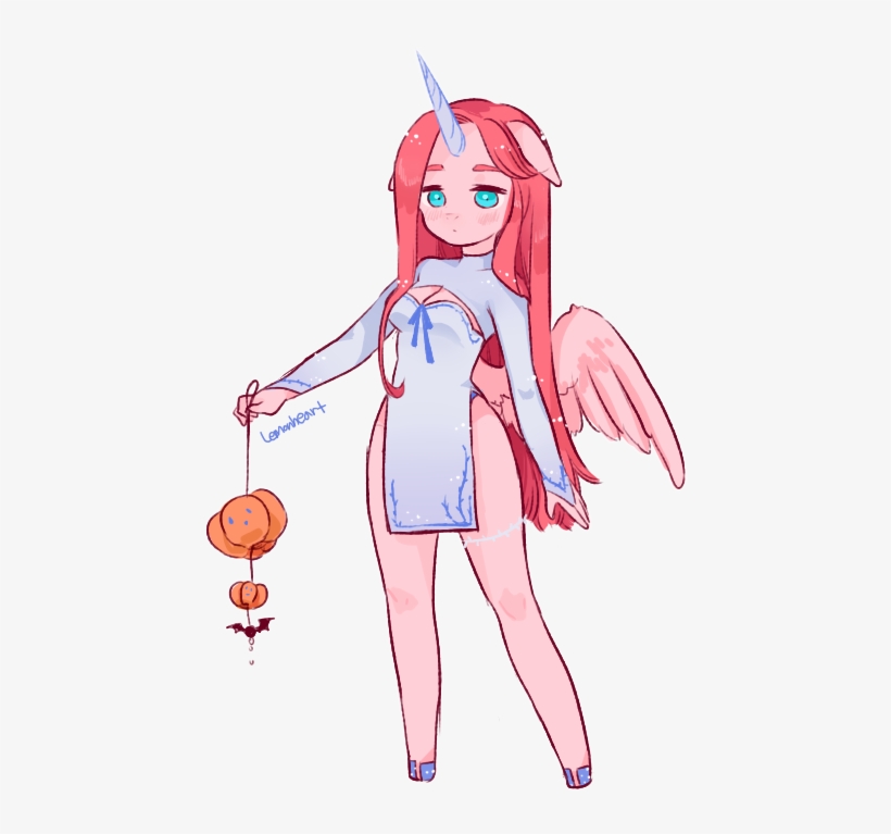 Lemonheart, Bat, Blushing, Boob Window, Butt Wings, - Filename, transparent png