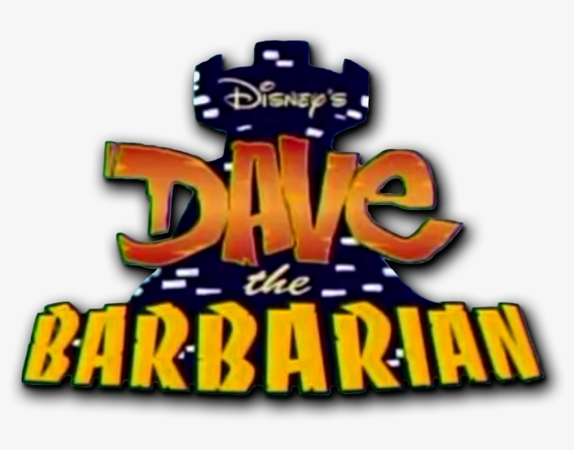 Dave The Barbarian Logo - Toon Disney, transparent png