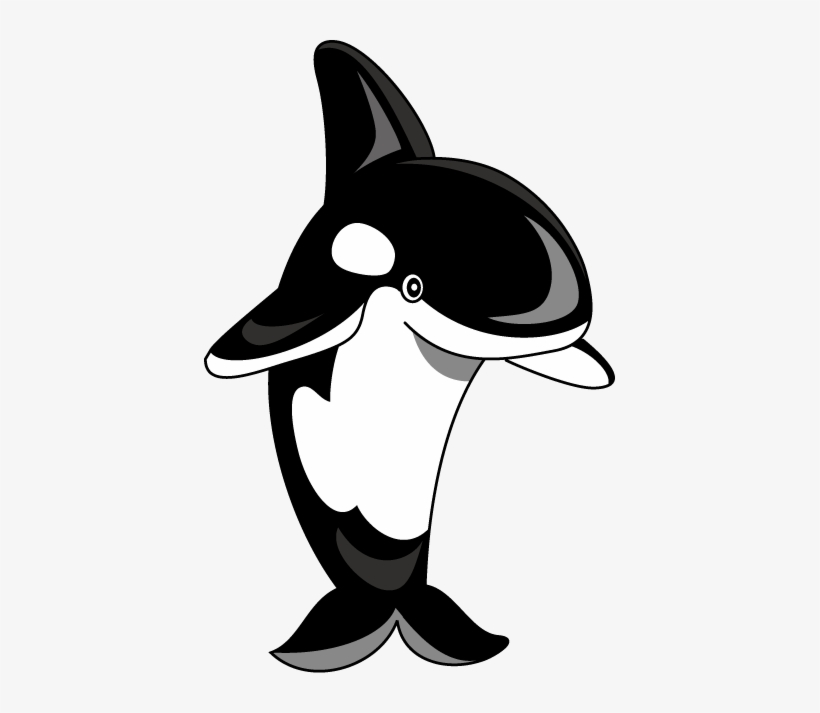 Orca Silhouette At Getdrawings - Shamu Clipart, transparent png
