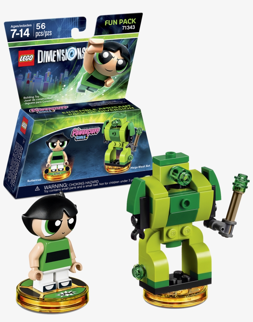 Buttercup Fun Pack - Lego Dimensions Powerpuff Girls, transparent png