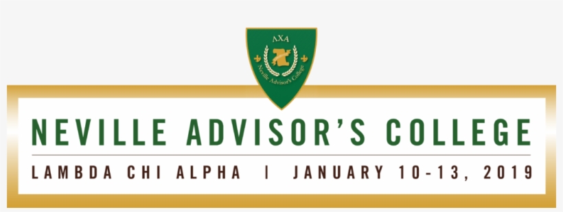 2019 Neville Advisor's College Details - Emblem, transparent png