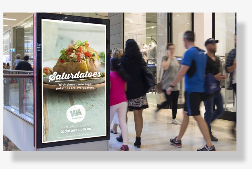 Worktodatoes Outdoor 1 - Westfield Digital Screens, transparent png
