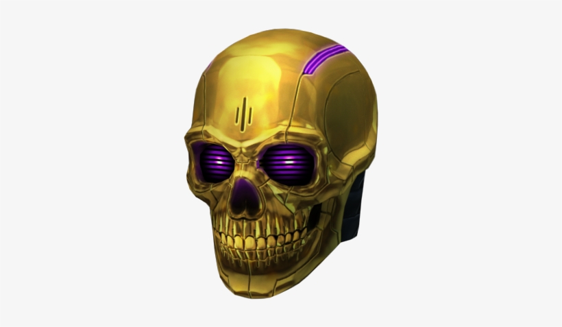 Image Robot High Resolution - Skull Png Gold, transparent png