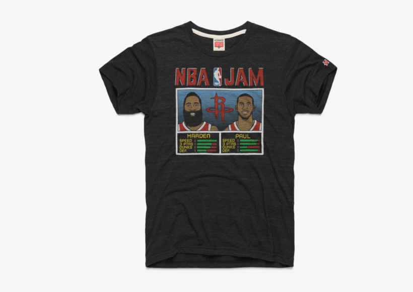 Nba Jam Rockets Harden And Paul Houston Basketball - Nba All Star T Shirts, transparent png