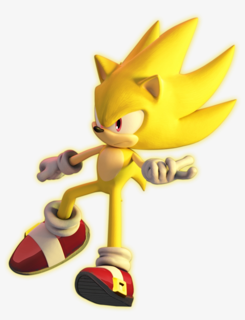 I Redid Super Sonic's Pose From Last Time, Now He's - Sonic The Hedgehog, transparent png