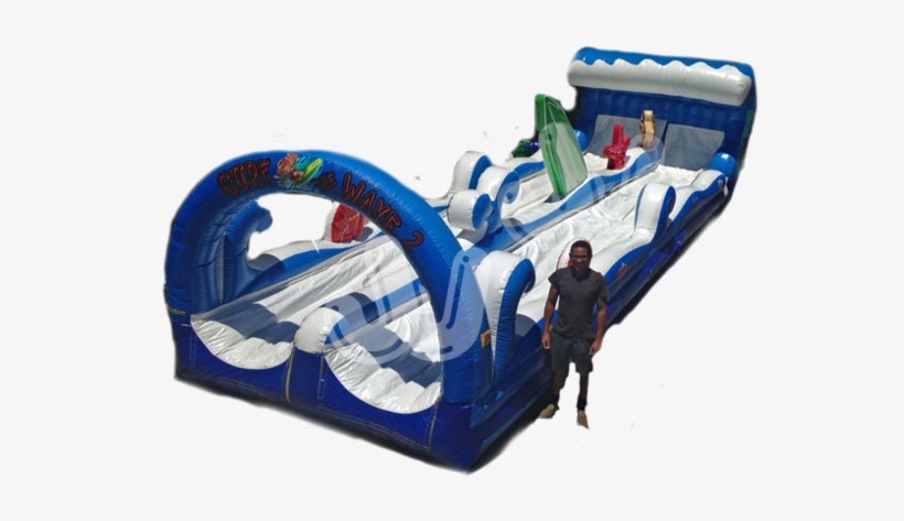 Surf's Up Slip 'n Slide Double Lane - Inflatable, transparent png