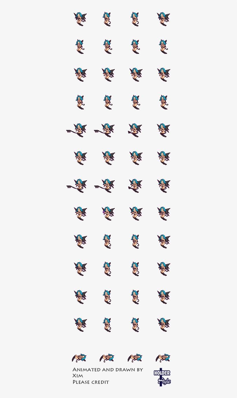 Holder Style Animated Side Battler Of A Succubus I - Shakespeare Based Word Search, transparent png