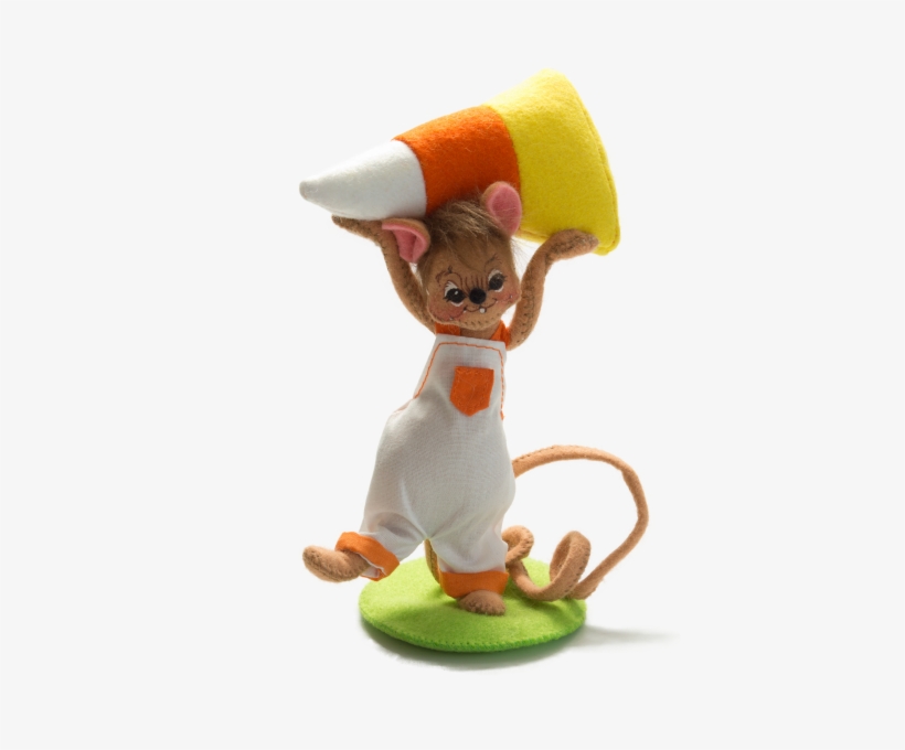 5" Candy Corn Mouse - Figurine, transparent png