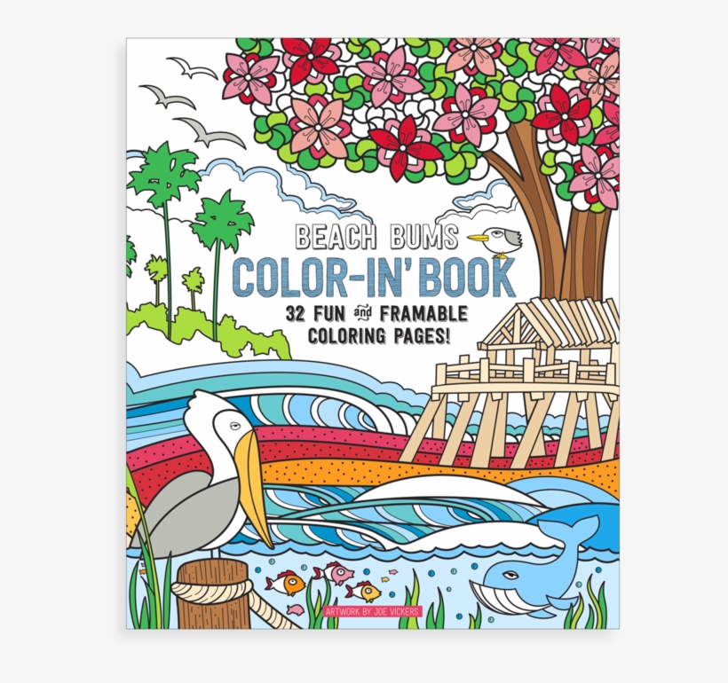 Beach Bums Coloring Book - Colorin Bk Beach Bums, transparent png