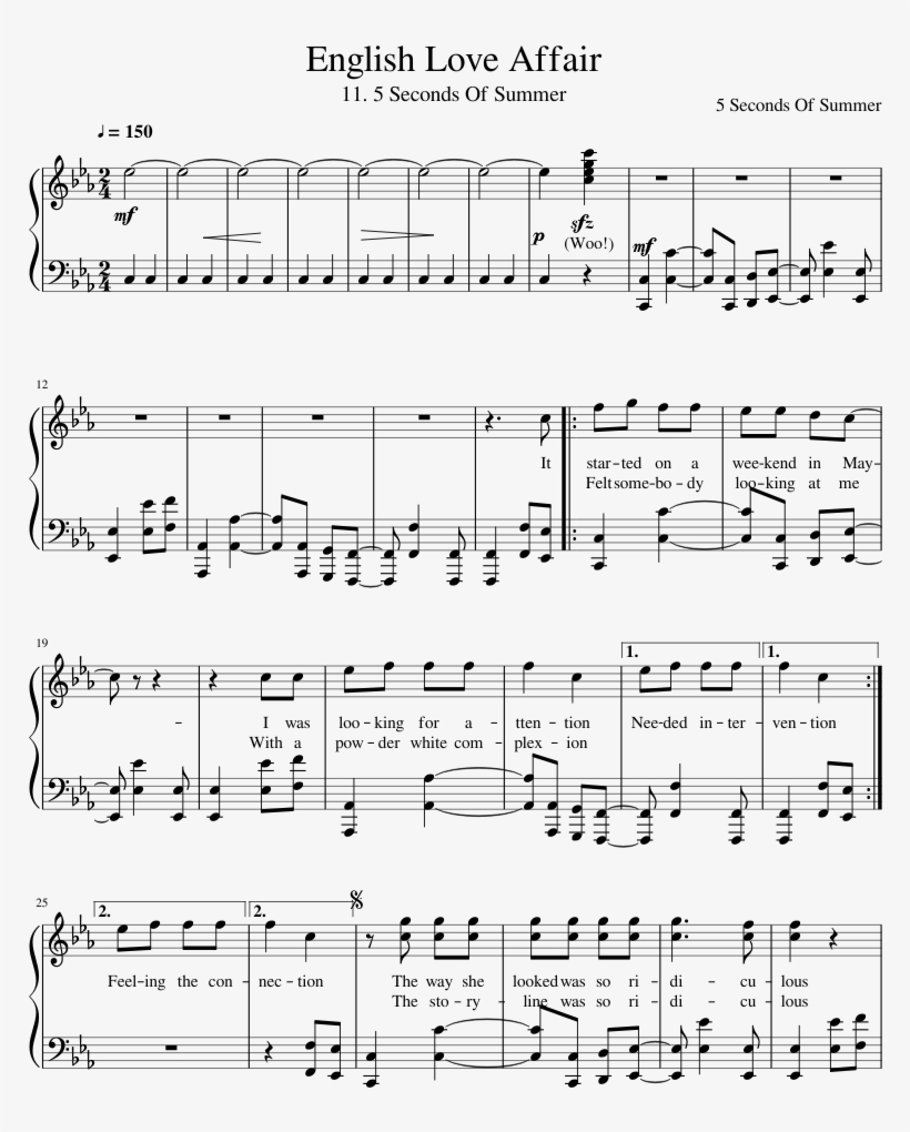 The Water Cycle Sheet Music Composed By Jeff Zhang - Sheet Music, transparent png