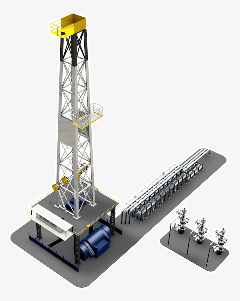 Oil Rig - Oil Rig Onshore Png, transparent png