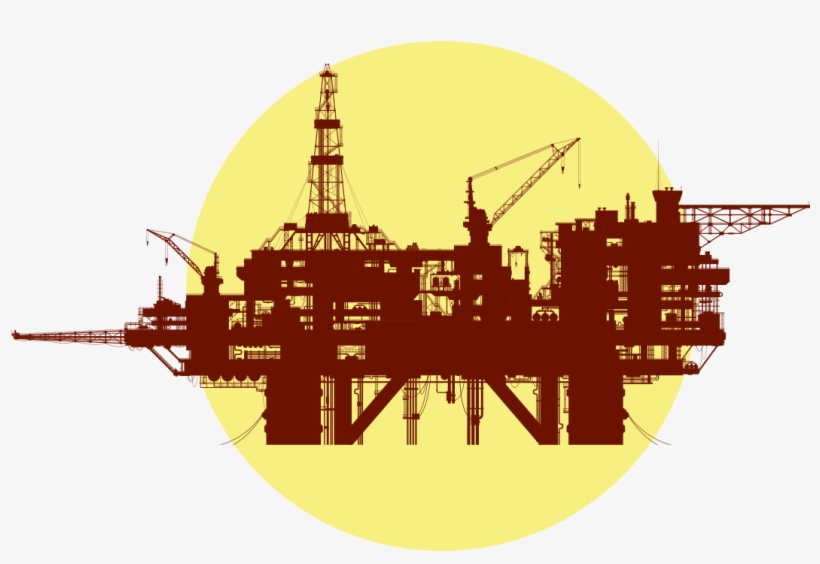 Nearly All Offshore Platforms Take Oil Samples On The - Oil Rig Vector, transparent png