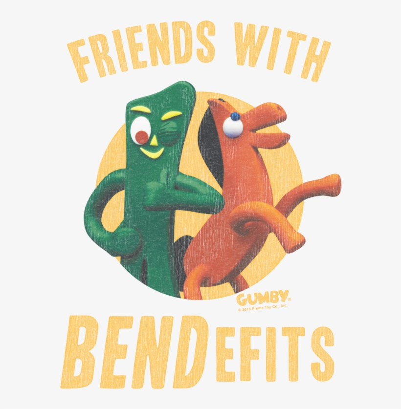 Gumby Bendefits Men's Tank - Cartoon, transparent png