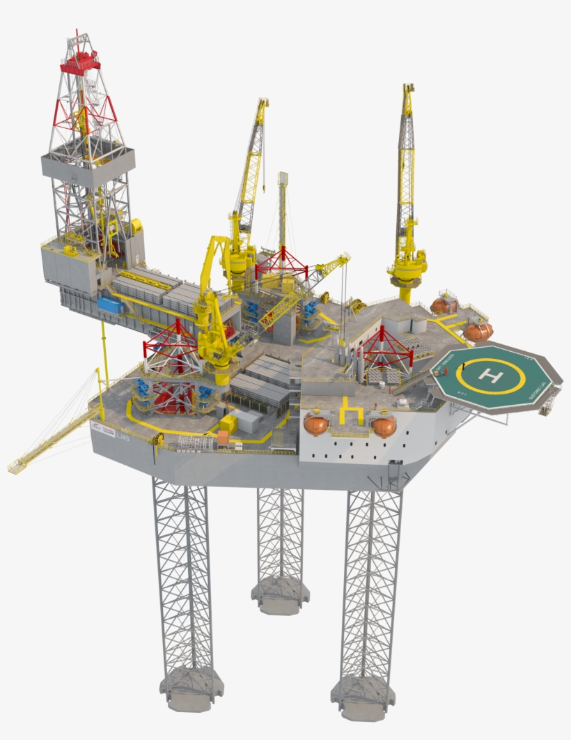 Lamprell And Gustomsc Develop Lj43 - Lj43 Jackup, transparent png