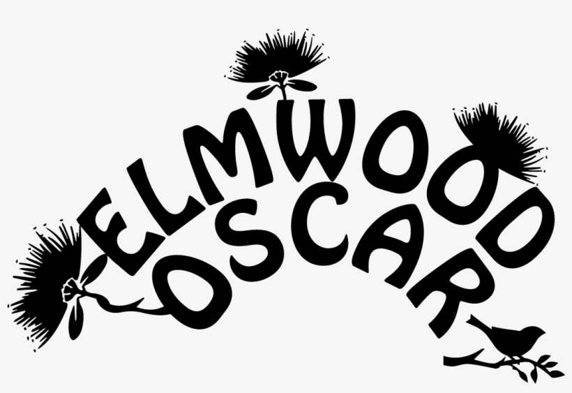 Cropped Amended Elmwood Oscar Logo Black 1 - Word Clouds For Veterans Day, transparent png