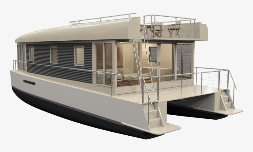 The Mothership 'second Home' Is The Ultimate Relaxation - Houseboat, transparent png