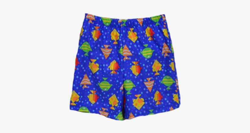 Special Needs Youth Swim Diaper Trunks- Metro Fish - Board Short, transparent png