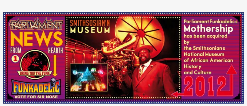 Smithsonian Museum Acquires Parliament-funkadelic Mothership - Parliament Funkadelic Mothership, transparent png