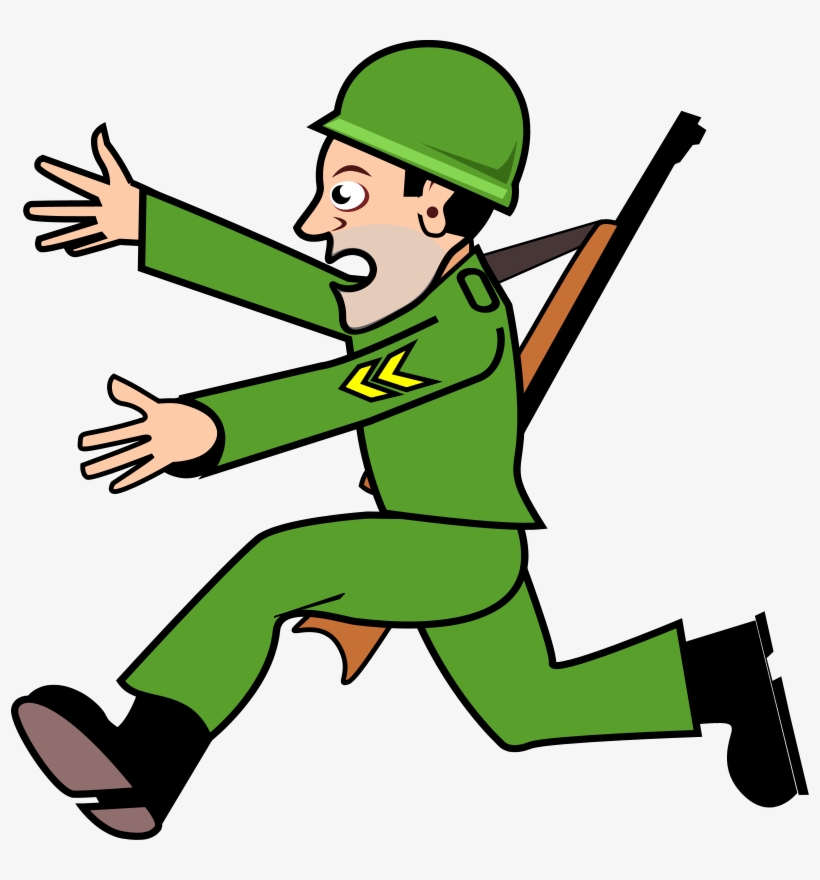 Run Away Cliparts - Retreat Clipart, transparent png