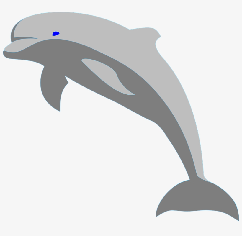 Dolphin Fish Porpoise Sea - Jumping Dolphin Clip Art, transparent png