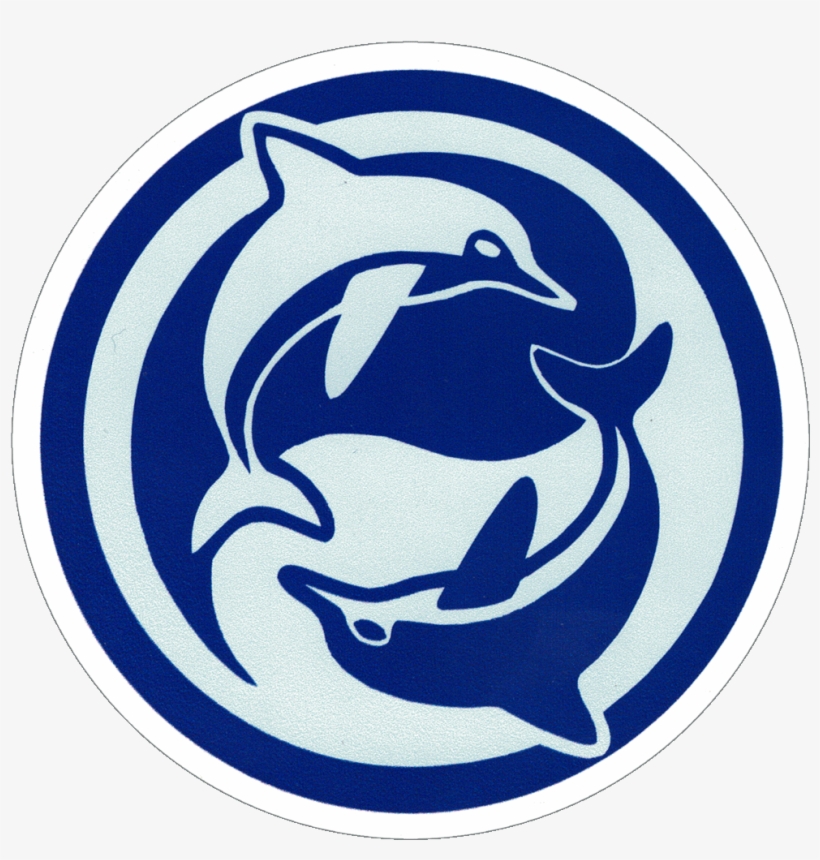 Yin Yang Dolphin - Bumper Sticker, transparent png